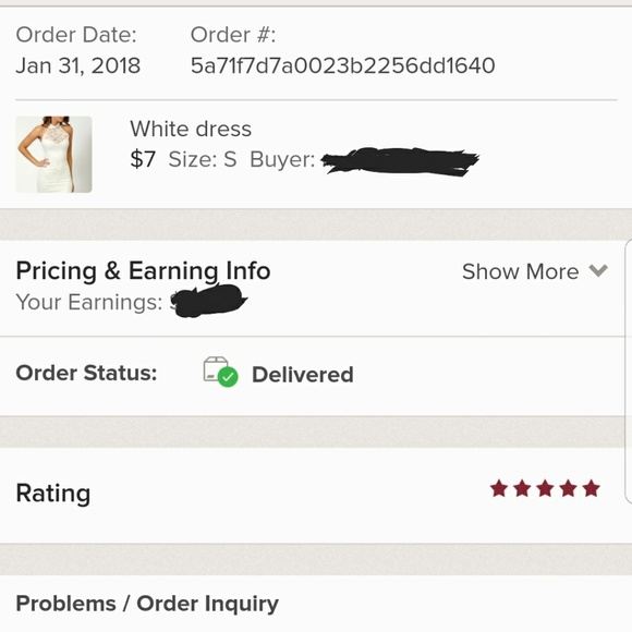 White lace dress - Picture 5 of 5